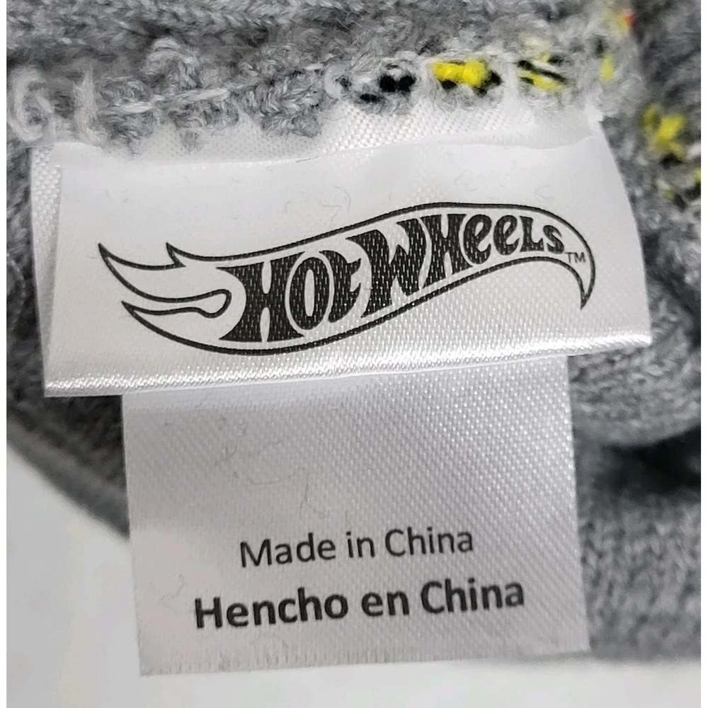 Hot Wheels Boys' Beanie Hat & Gloves Set NWT Winter Wear
